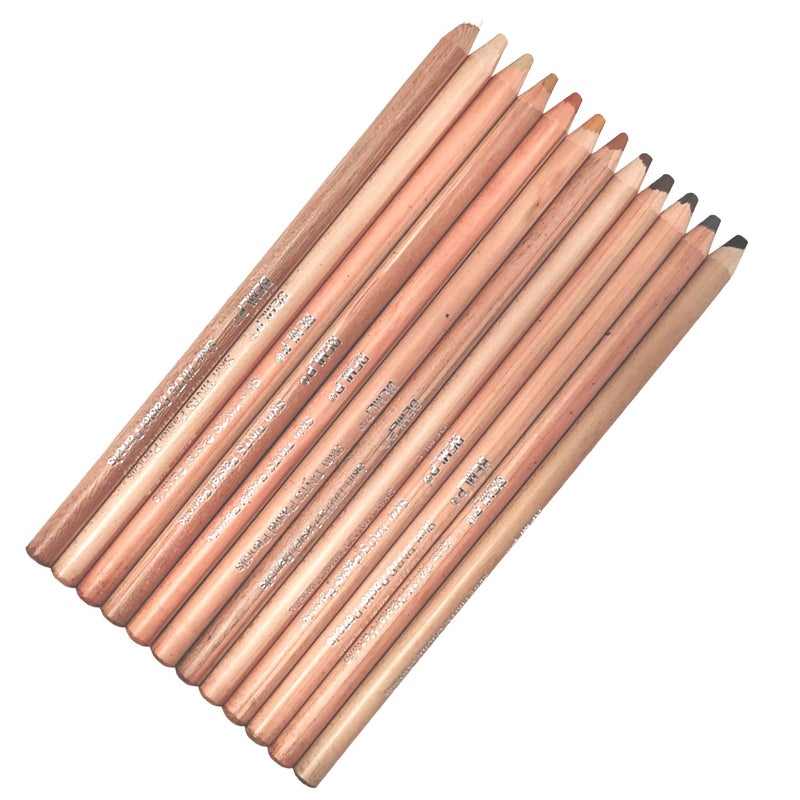 BEMLP 12 Professional Soft Pastel Pencils Wood Skin Tints Pastel Colored Pencils For Drawing School Lapices De Colores Stationery - Image 3